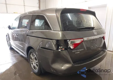2011 Honda Odyssey Ex-L from USA, damaged, VIN 5FNRL5H62BB096853